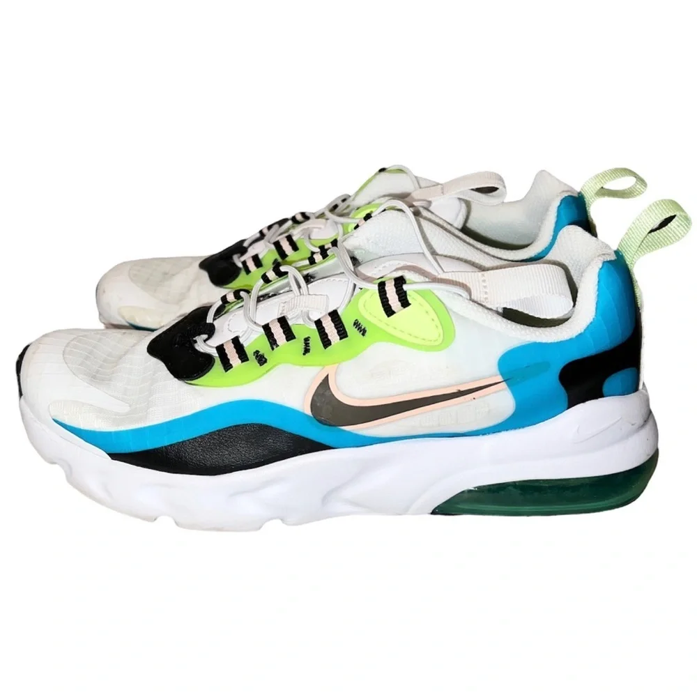 Nike Air Max React SE PS Shoes Kids Size 2.5Y White